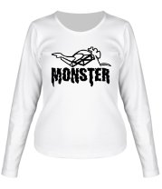 Женская футболка длинный рукав Monster фото