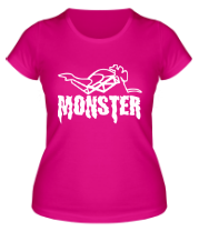 Женская футболка Monster фото