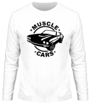 Мужская футболка длинный рукав Muscle cars фото