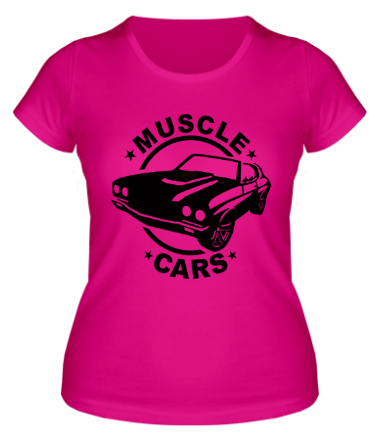 Женская футболка Muscle cars