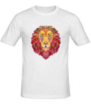 Мужская футболка Абстрактный лев фото