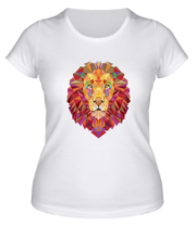 Женская футболка Абстрактный лев фото