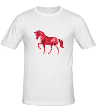 Мужская футболка Абстрактный конь