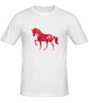 Мужская футболка Абстрактный конь фото