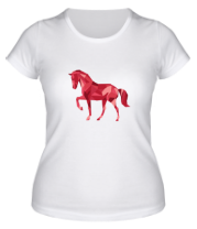 Женская футболка Абстрактный конь фото