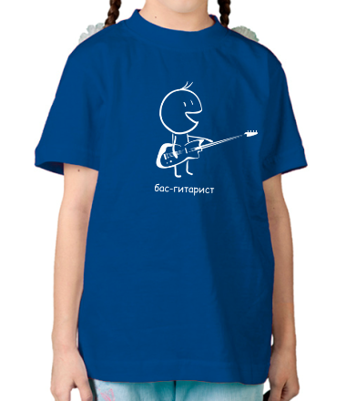 Детская футболка Бас-гитарист