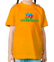 Детская футболка Карта Азербайджана фото