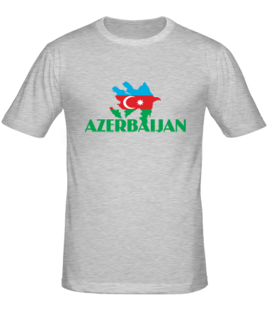 Мужская футболка Карта Азербайджана
