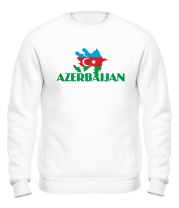 Толстовка без капюшона Карта Азербайджана