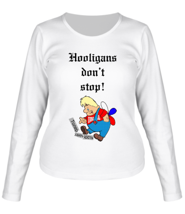 Женская футболка длинный рукав Hooligans - Карлсон