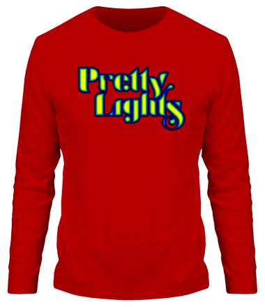 Мужская футболка длинный рукав PrettyLights
