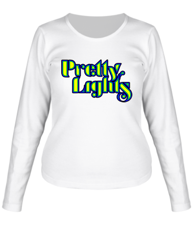 Женская футболка длинный рукав PrettyLights