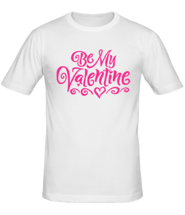 Мужская футболка Be my valentine