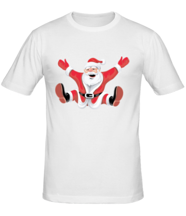 Мужская футболка Санта Клаус