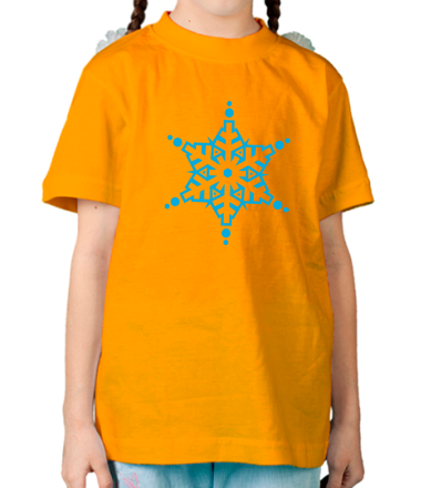 Детская футболка Кристальная снежинка