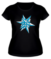 Женская футболка Кристалическая звезда фото