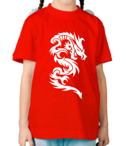 Детская футболка Дракон узор фото