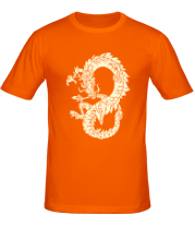 Мужская футболка Древний китайский дракон (свет) фото