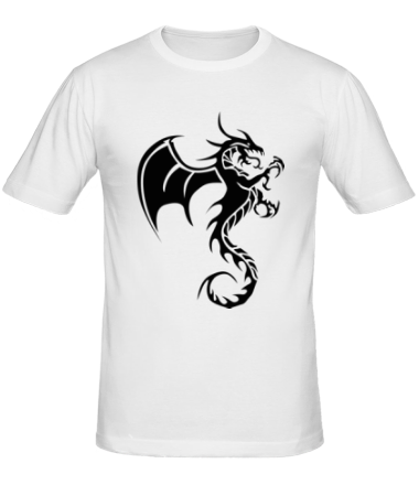 Мужская футболка Крылатый дракон