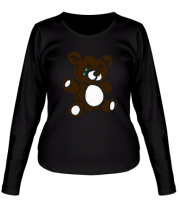 Женская футболка длинный рукав Плюшевый медведь фото