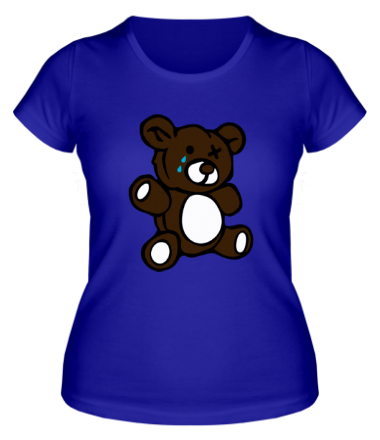 Женская футболка Плюшевый медведь