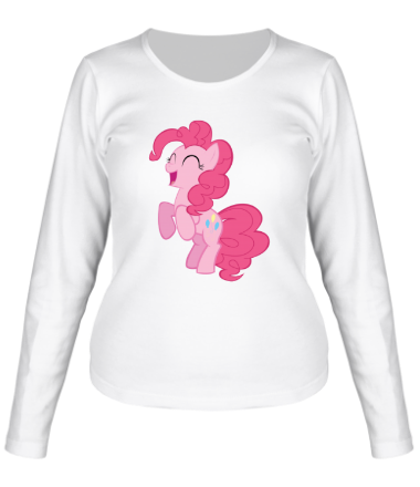 Женская футболка длинный рукав Pinkie Pie | My little pony