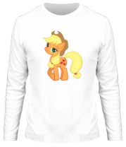 Мужская футболка длинный рукав Applejack | My little pony