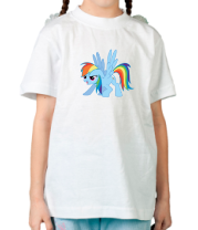Детская футболка Rainbow Dash | My little pony