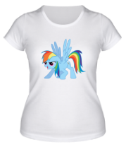 Женская футболка Rainbow Dash | My little pony фото