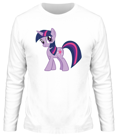 Мужская футболка длинный рукав Twitight sparkle | My little pony