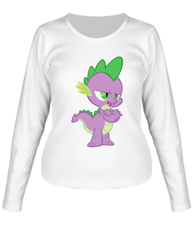 Женская футболка длинный рукав Spike | My little pony
