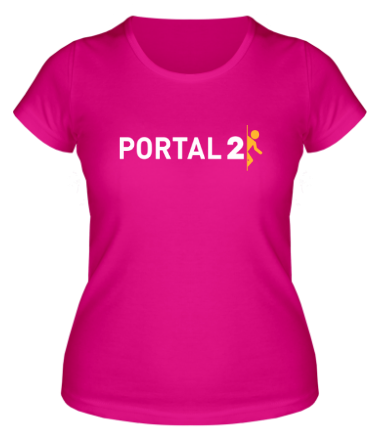 Женская футболка Portal 2