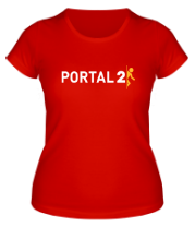 Женская футболка Portal 2 фото