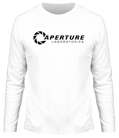 Мужская футболка длинный рукав Aperture Laboratories