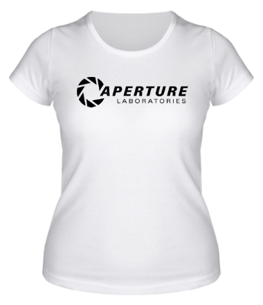 Женская футболка Aperture Laboratories