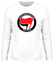 Мужская футболка длинный рукав Antifa фото