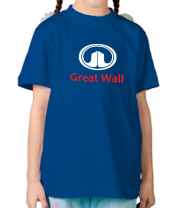Детская футболка Great Wall logo фото