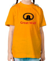 Детская футболка Great Wall logo фото
