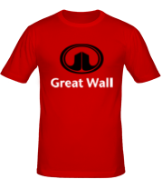 Мужская футболка Great Wall logo фото