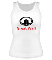 Женская майка борцовка Great Wall logo фото
