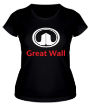Женская футболка Great Wall logo фото