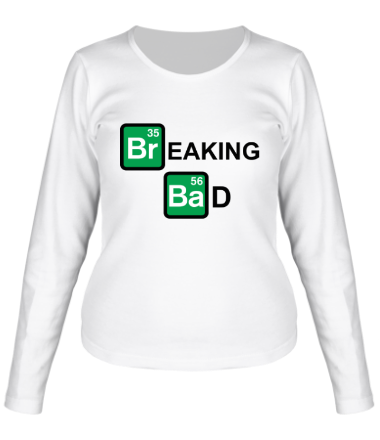 Женская футболка длинный рукав Breaking Bad logo