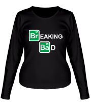 Женская футболка длинный рукав Breaking Bad logo фото