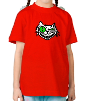 Детская футболка Свирепый кот фото