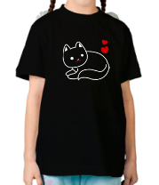 Детская футболка Ласковый котик фото