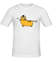 Мужская футболка Кот аристократ фото