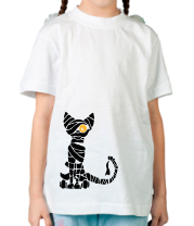 Детская футболка Кот мумия фото