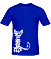 Мужская футболка Кот мумия фото