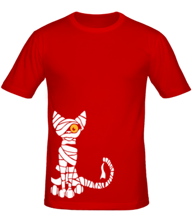 Мужская футболка Кот мумия