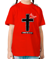 Детская футболка SWAG CROSS - Фокус на вере фото